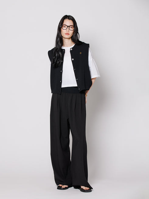 【 限定 】DOUBLE FACE KNIT VEST / Y242-91036-5